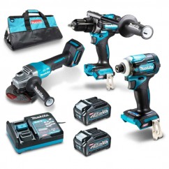 Makita DK0141G301 - 40V Max XGT 4.0Ah Cordless Brushless 3 Piece Combo Kit