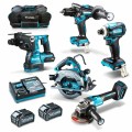 Makita DK0144G502 - 40V Max XGT 4.0Ah Cordless Brushless 5 Piece Combo Kit