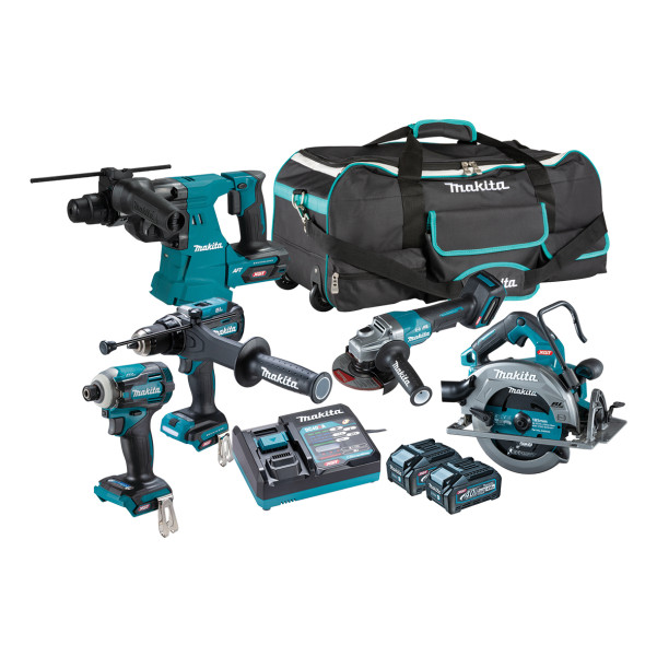 Makita DK0268G501 - 40V Max XGT Brushless 5 Piece Combo Kit Combo Kits 40V Makita DK0268G501 - 40V Max XGT Brushless 5 Piece Combo Kit Combo Kits 40V