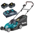 Makita DLM431PT2 - 36V (18V x 2) 5.0Ah 50L 430MM Cordless Lawn Mower Kit