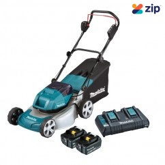 Makita DLM460PG2 - 18Vx2 Brushless Lawn Mower 460mm (18") Kit