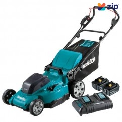 Makita DLM480CT2 - 36V (18Vx2) 2 x 5.0Ah 480mm Cordless Lawn Mower Kit