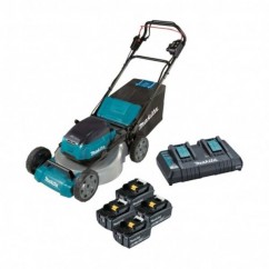 Makita DLM532PT4X - 18Vx2 5.0Ah 534mm (21") Cordless Brushless Self-Propelled Lawn Mower Kit