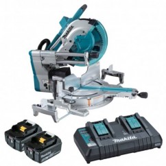 Makita DLS211PT2 - 36V (18Vx2) Cordless Brushless AWS 305mm (12") Slide Compound Mitre Saw Kit