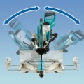 Makita DLS211PT2U - 36V (18Vx2) Cordless Brushless AWS 305mm (12") Slide Compound Mitre Saw Kit