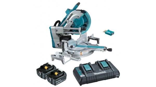 Makita DLS211PT2U AWS Slide Compound Mitre Saw
