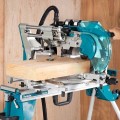 Makita DLS211ZU-AWST06 - 18Vx2 Brushless AWS 305mm Slide Compound Saw & Mitre Saw Stand Combo Kit