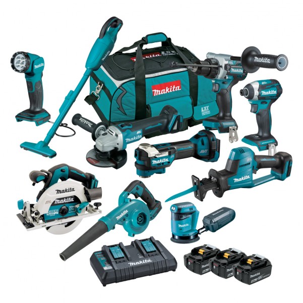 Makita DLX1061TX1 - 18V Brushless 10-Piece Combo Kit