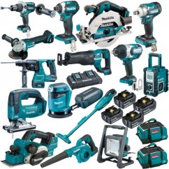 Makita DLX1511TX1 - 18V 5.0Ah Brushless Cordless 15 Piece Combo Kit