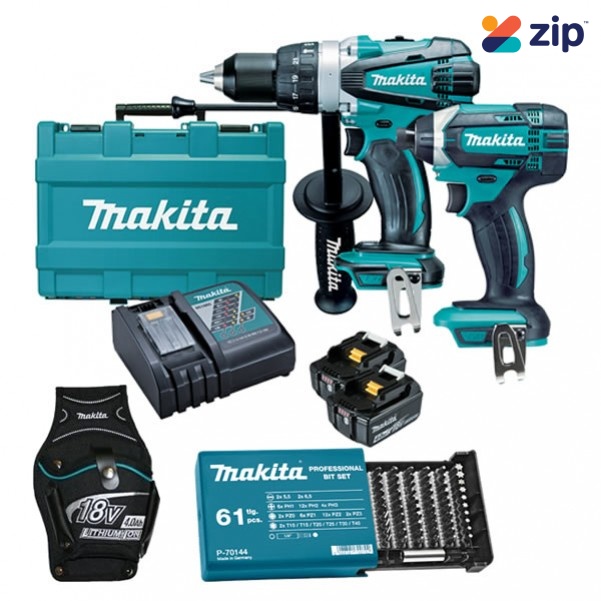 Makita DLX2145M - 18V 4.0Ah  Cordless 2 Piece Combo Kit 