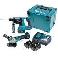 Makita DLX2279TJ - 18V 5.0Ah Brushless 2 Piece Combo Kit Combo Kits 18v