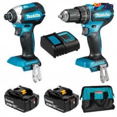 Makita DLX2283SM - 18V 4.0Ah Brushless  Cordless 2 Piece Combo Kit