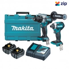 Makita DLX2412T - 18V 5.0Ah Li-Ion Brushless 2 Piece Combo Kit