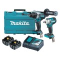 Makita DLX2419T - 18V 5.0Ah Li-Ion Brushless 2 Piece Combo Kit