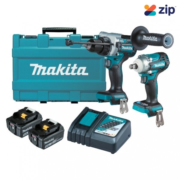 Makita DLX2419T - 18V 5.0Ah Li-Ion Brushless 2 Piece Combo Kit Combo Kits 18v