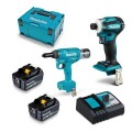 Makita DLX2458TJ - 18V 5.0Ah Max Cordless Brushless 2 Piece Combo Kit