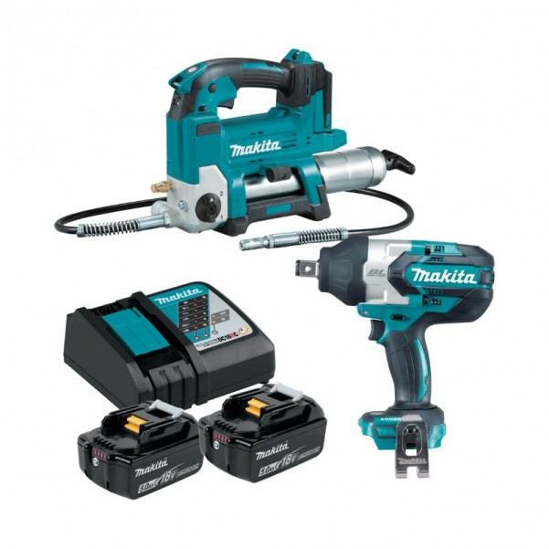 Makita DLX2542T - 18V 5.0Ah Li-ion Cordless Brushless 2pce Combo Kit Combo Kits 18v