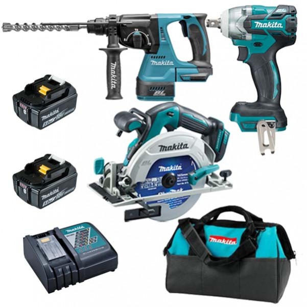 Makita DLX3130TX1 - 18V 5.0Ah Cordless Brushless 3 Piece Combo Kit