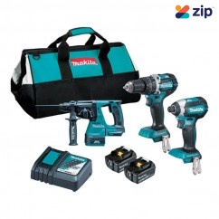 Makita DLX3137TX1 - 18V 5.0Ah Cordless Brushless 3 Piece Combo Kit