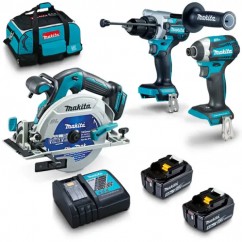 Makita DLX3169TX1 - 18V 5.0Ah LXT Cordless Brushless 3 Piece Combo Kit