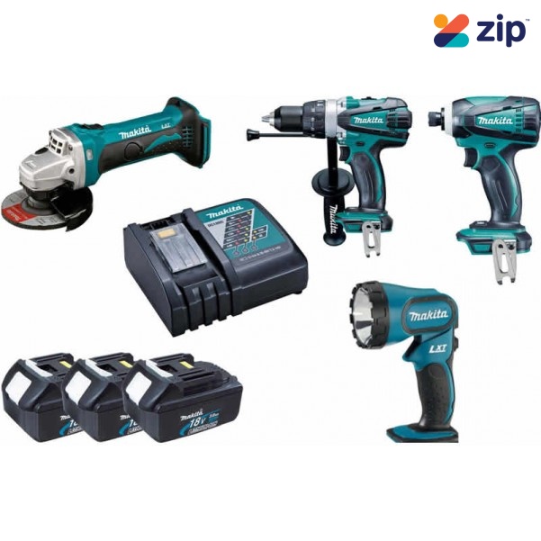 Makita DLX4029 - 18V Cordless 4 Piece Combo Kit