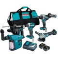 Makita DLX4152TX1 - 18V 5.0Ah Li-Ion Brushless 4 Piece Combo Kit