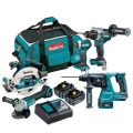 Makita DLX5062TX1 - 18V 5.0Ah Li-Ion Brushless 5 Piece Combo Kit Combo Kits 18v