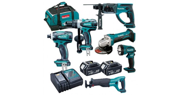 Makita DLX6010M 18V 4.0Ah Cordless 6 Piece Combo Kit