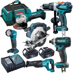 Makita DLX6035 - 18V 3.0Ah Li-Ion Cordless 6 Piece Combo Kit