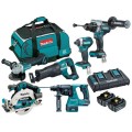 Makita DLX6109TX1 - 18V 5.0Ah Cordless Brushless 6 Piece Combo Kit 