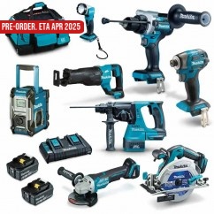 Makita DLX8059GX1 - 18V 2x6.0Ah LXT Cordless Brushless 8 Piece Combo Kit