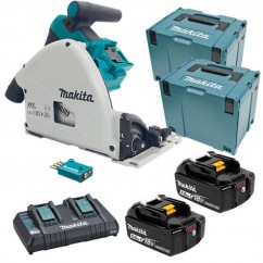 Makita DSP601PT2JU - 36V (18V x 2) 5.0Ah 165mm Cordless Brushless Plunge Cut Saw Kit