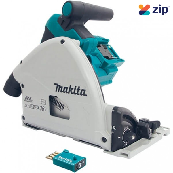 Makita DSP601ZJU - 36V (18Vx2) 165mm Cordless Brushless AWS Plunge Cut Circular Saw Skin