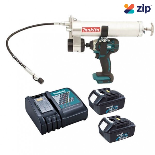 Makita DTD152RFEX - 18V 3.0Ah Cordless Grease Gun Kit