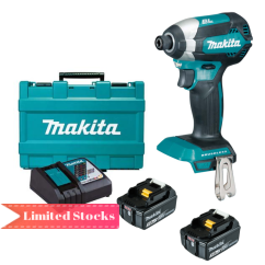 Limited Stock - Makita DTD153RFE - 18V 3.0Ah Cordless Heavy Duty Impact Driver Combo Kit