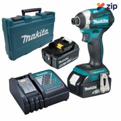 Makita DTD154RTE - 18V 4 Mode Cordless Brushless Impact Driver