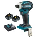 Makita DTD172RTJ - 18V Cordless Brushless 4 Stage Impact Driver Kit