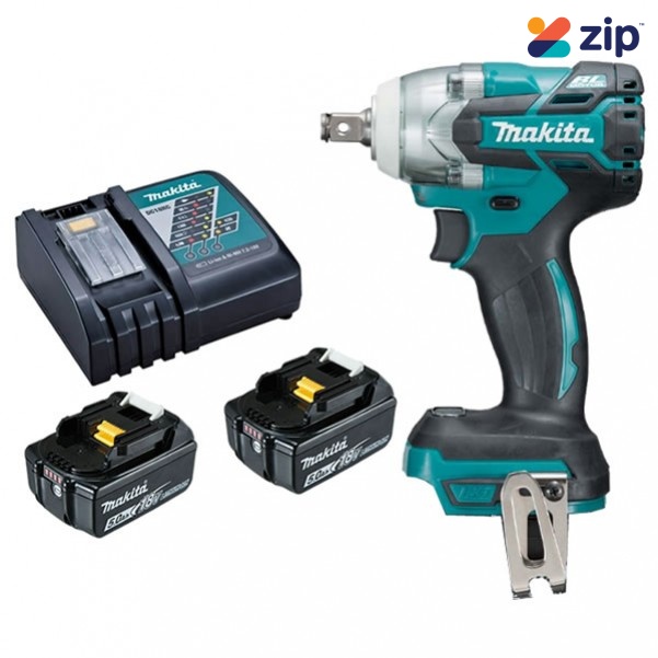Makita DTW285RTE - 18V 5.0Ah Cordless Brushless 1/2” Impact Wrench Kit