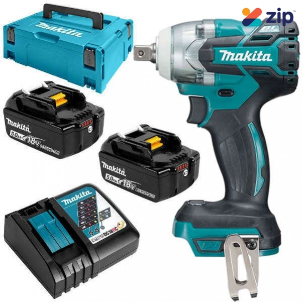 Makita DTW285XJX - 18V 5.0Ah Cordless Brushless 1/2” Impact Wrench Kit