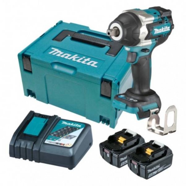 Makita DTW701RTJ - 18V 1/2" Brushless Cordless Detent Pin Impact Wrench Kit Impact Wrenches