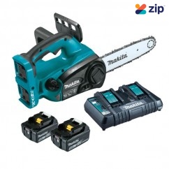 Makita DUC302PT2 - 36V (18Vx2) 300mm (12”) Chainsaw Kit