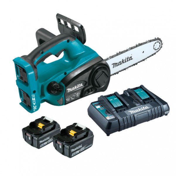 Makita DUC302PT2 - 36V (18Vx2) 300mm (12”) Chainsaw Kit