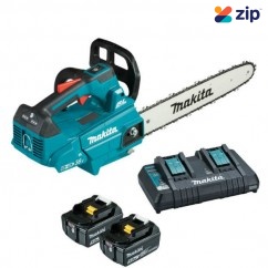 Makita DUC306PT2 - 36V (18Vx2) 300mm (12”) Brushless Top Handle Chainsaw Kit