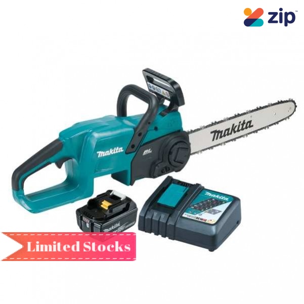 Makita DUC407RTX2 - 18V 5.0Ah Brushless 400mm Chainsaw Kit 