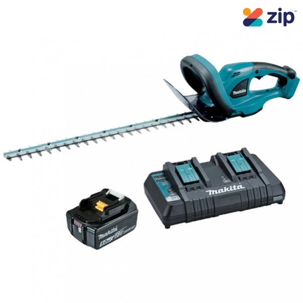 Makita DUH523PT - 18V 5.0Ah 520mm Cordless Hedge Trimmer Kit