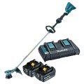 Makita DUR366LPT2 - 36V(18V x 2) 350mm Brushless Cordless 5.0Ah Line Trimmer Kit Makita Redemption