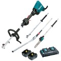 Makita DUX60PSHPT2 - 18Vx2 Brushless Cordless Multi-Function Power Head w/ Pole Saw & Hedge Trimmer Kit