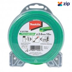 Makita E-01769 - 2mm x 15m Green Four Leaf Silent Nylon Line