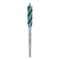 Makita E-26652 - 16mm x 165mm 1/4" Hex Impact 4-Cut Wood Auger Drill Bit