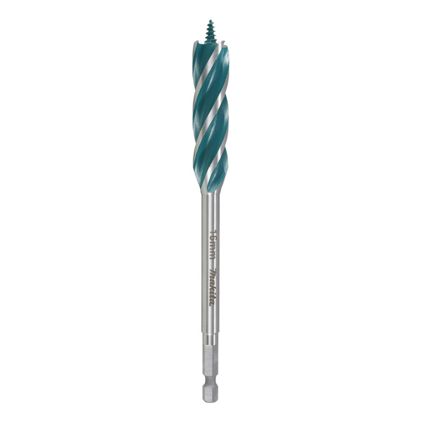Makita E-26652 - 16mm x 165mm 1/4" Hex Impact 4-Cut Wood Auger Drill Bit Makita E-26652 - 16mm x 165mm 1/4" Hex Impact 4-Cut Wood Auger Drill Bit